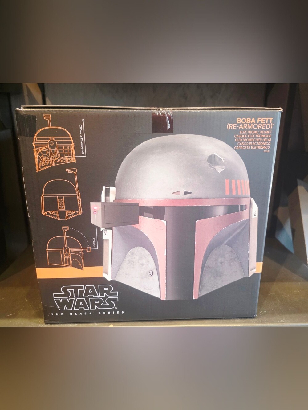 Star Wars Black Series Boba Fett Re-Armored Premium Electronic Helmet